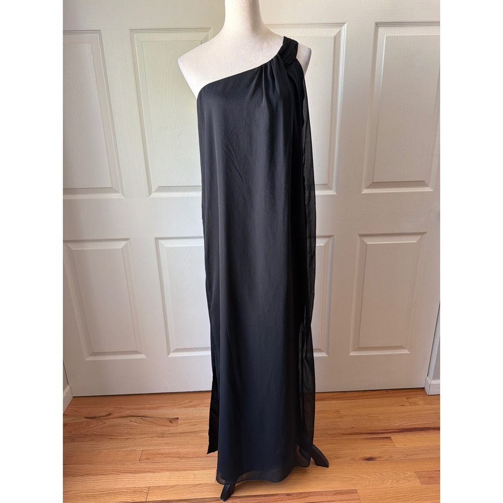 Tuckernuck Pomander Place Black Soliel Maxi Dress Gown M Formal Hoco Prom LBD
